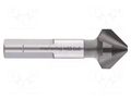 Countersink; high speed steel cobalt HSS-Co; Mounting: rod 12mm ALPEN-MAYKESTAG ALP.238003100100