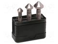Countersink; high speed steel; 3pcs. ALPEN-MAYKESTAG ALP.232000003100