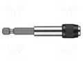 Holder; 1/4"; Overall len: 79mm; Mounting: 1/4" (C6,3mm) ALPEN-MAYKESTAG ALP.70503071100