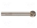Rotary burr; Ø: 3mm; L: 38mm; metal; Working part len: 2.5mm; 6 ALPEN-MAYKESTAG ALP.787603103100