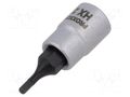 Socket; hex key,socket spanner; HEX 2mm; 1/4" PROXXON PR23744