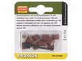 Grinding pin; corundum; Granularity: 150; Ø10x10mm; 10pcs. PROXXON PR28980