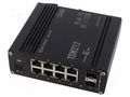 Switch Ethernet; managed; Number of ports: 10; 7÷57VDC; TSW; IP30 TELTONIKA TSW212