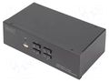 Device: KVM switch; black; USB 2.0 DIGITUS DS-12882