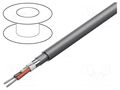 Wire; Xtra Guard® Flex; 2x24AWG; Al foil,tinned copper braid ALPHA WIRE 86202CY-SL005