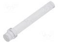 Fiber for LED; Ø3mm; L: 21.1mm; round; Front: flat; straight BIVAR PLP1-830-F