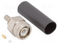 Connector: TNC; plug; male; straight; 50Ω; IP67; soldering,crimped AMPHENOL RF 031-6499
