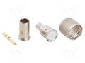 Connector: UHF mini; plug; male; straight; crimped; for cable; PTFE AMPHENOL RF 081-115N-1000