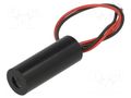 Module: laser; 5mW; red; line; 650nm; 2.7÷3.3VDC; 15÷45mA; 20° PICOTRONIC LE650-5-3-20-12X32