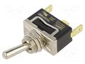 Switch: toggle; Pos: 2; SPDT; ON-ON; 10A/250VAC; Leads: connectors CANAL ELECTRONIC T7A12A3B2H5R