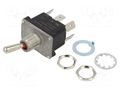 Switch: toggle; Pos: 2; DPDT; ON-ON; 16A/250VAC; 16A/30VDC; TB; IP68 CANAL ELECTRONIC TB4-AB13-1