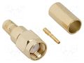 Connector: RP-SMA; plug; reverse,female; straight; 50Ω; for cable AMPHENOL RF 132113RP-10