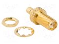 Adapter; SMA female,SMB female; Insulation: PTFE; 50Ω; brass; 4GHz AMPHENOL RF 242182