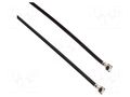 Cable; AMC4 female,both sides; angled; 0.2m AMPHENOL RF A-2PA-113-200B2