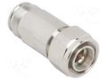 Adapter; 4,3-10 male,4,3-10 female; Insulation: PTFE; 50Ω; brass AMPHENOL RF AD-4310P4310J-1