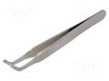 Tweezers; 115mm; for precision works; Blades: curved WELLER WEL.32BSA25