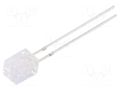 LED; green; rectangular; 5x5x7mm; 750÷1120mcd; 140°; Front: flat OPTOSUPPLY OSG5DA7NE1B-12V