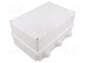 Enclosure: junction box; X: 150mm; Y: 235mm; Z: 115mm; wall mount JONEX JX-PK-11D-WH