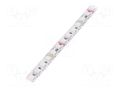 LED tape; RGB; LED/m: 120; 8mm; IP20; 120°; 7W/m; Thk: 2.5mm; 24VDC KLUŚ K-RGB-700-24V
