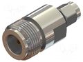 Adapter; 34.1mm; N socket,SMA male; 50Ω; 1kV; 12GHz CAL TEST CT3321A
