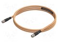 Test lead; SMA male,both sides; Len: 0.6m; brown-beige; Z: 50Ω CAL TEST CT4445-60