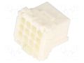 Connector: automotive; plug; female; MCP 2.8; PIN: 12; for cable TE Connectivity 7-968972-1
