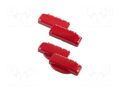 Hinge; ABS; BOCUBE; red; 4pcs. BOPLA BSCHBABS3000