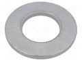 Washer; internally serrated; M20; D=40mm; h=4.9mm; spring steel BOSSARD B20/BN84530
