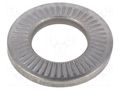 Washer; internally serrated; M8; D=16mm; h=2.2mm; BN 21206 BOSSARD B8/BN21206