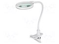 Desk magnifier; with backlight; 3dpt; Ø100mm; Illumination: LED GOOBAY GOOBAY-60365