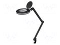 Desk magnifier; with backlight; 3dpt; Ø127mm; Illumination: LED GOOBAY GOOBAY-64988