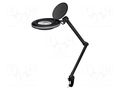 Desk magnifier; with backlight; 3dpt; Ø127mm; Illumination: LED Goobay GOOBAY-65575