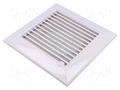 Accessories: ventilation grille; white; Body dim: 175x175x25mm DOSPEL S.A. 007-0165
