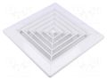 Accessories: ventilation grille; white; Body dim: 174x174x35mm DOSPEL S.A. 007-0429