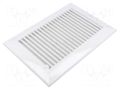 Accessories: ventilation grille; white; Body dim: 172x248x17mm DOSPEL S.A. 007-4175