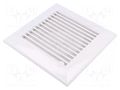 Accessories: ventilation grille; white; Body dim: 174x174x17mm DOSPEL S.A. 007-4176