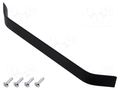 Holder; aluminium; matt black; H: 26.5mm; L: 275mm; W: 25mm; handle GTV Poland GTV-UA-00-33725620