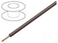 Wire; H07V2-K; stranded; Cu; 10mm2; 8AWG; PVC; brown; 450V,750V HELUKABEL H07V2-K1000BR