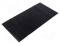 Self-adhesive foot; Ø: 6.4mm; H: 1.6mm; black; polyurethane KEYSTONE KEYS783-B
