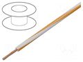 Wire; H05V2-K; stranded; Cu; 0.75mm2; 20AWG; PVC; white-orange HELUKABEL H05V2-K075WHOR