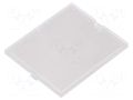 Front panel; transparent; 1597 HAMMOND HM-1597D3MPRTPC