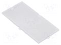 Front panel; transparent; 1597 HAMMOND HM-1597D5MPRHTPC