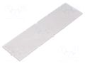 Front panel; transparent; 1597 HAMMOND HM-1597D9MPRHTPC