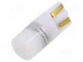 Filament lamp: automotive; W2,1x9,5d; white; 12V; 5W; 25lm ELTA EB8501TR