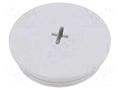 Stopper; M32; 1.5; IP68; polyamide; light grey; Entrelec; 8mm TE Connectivity 1SNG620028R0000