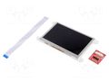 Display: TFT; 4.3"; 800x480; 32kBSRAM,32kbFLASH; 600cd/m2; FPC 4D Systems GEN4-ULCD-43D-HR