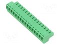 Connector: pluggable terminal block; plug; female; 10A; 300V; 1x16 AMPHENOL ANYTEK TJ1631530000G