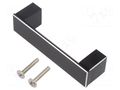 Holder; aluminium; black; H: 30mm; L: 111mm; W: 25mm; handle GTV Poland GTV-UA-ARS096-20