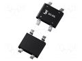 Bridge rectifier: single-phase; 160V; If: 2.3A; Ifsm: 65A; SO-DIL DIOTEC SEMICONDUCTOR B80S2A-SLIM-DIO
