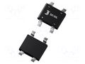 Bridge rectifier: single-phase; 80V; If: 2.3A; Ifsm: 65A; SO-DIL DIOTEC SEMICONDUCTOR B40S2A-SLIM-DIO